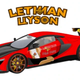 sports car with lewis hamilton in it
